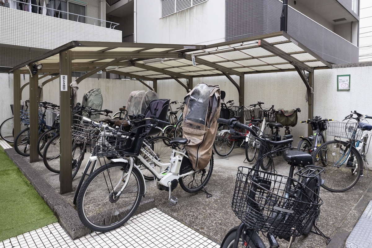 ロイヤルコート飛鳥山の駐輪場